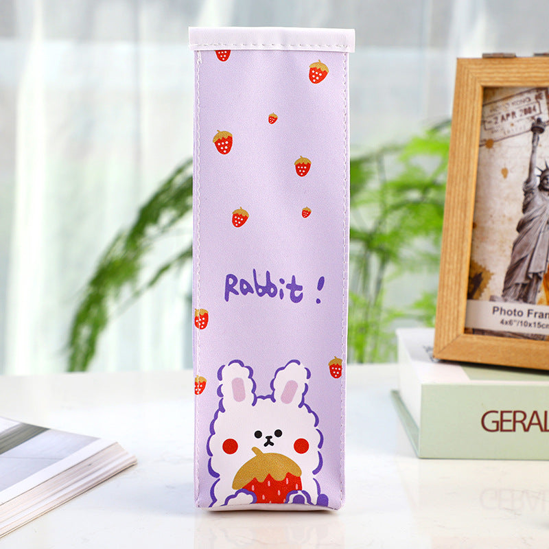 Cute Cartoon Milk Box Pencil Case