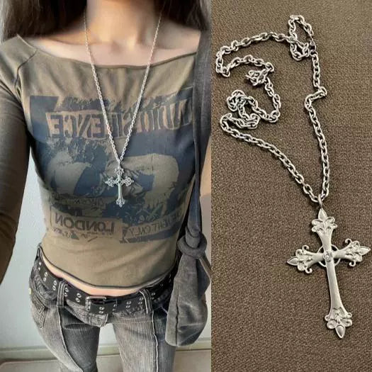 Gothic Lace Cross Eye Patch
