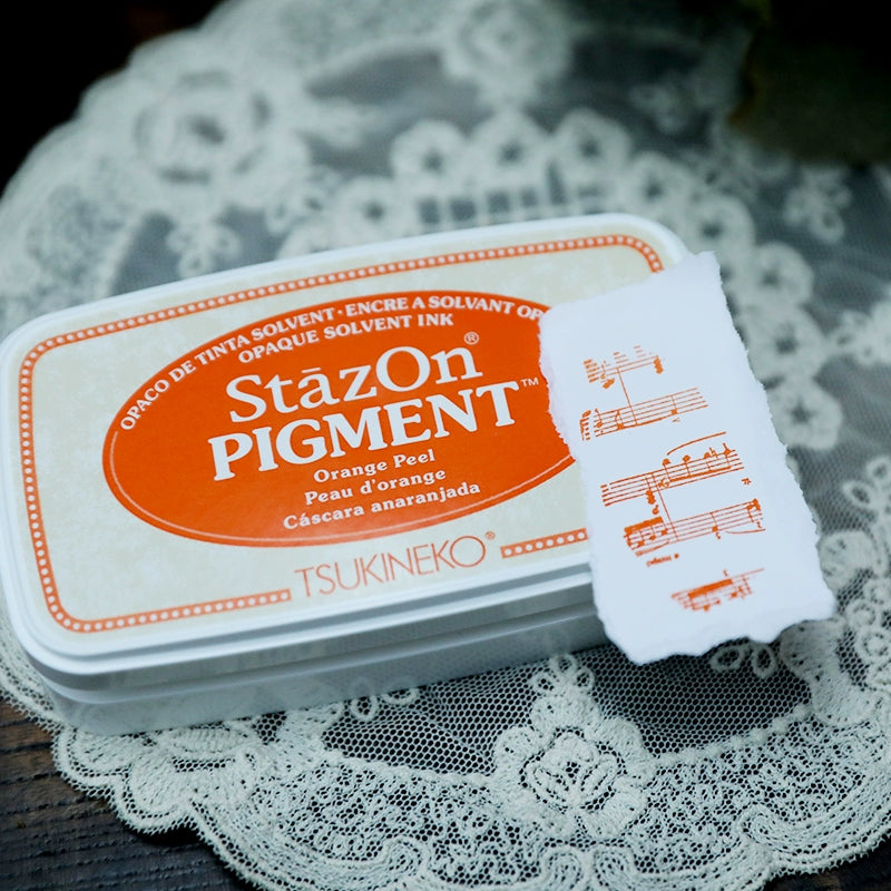Pigment Rubber Stamp