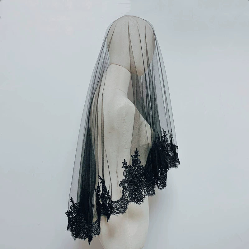 Retro Black Veil