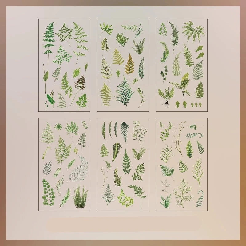 Small Fresh Nature - Enchanting Vintage Floral Stickers for Captivating DIY Projects