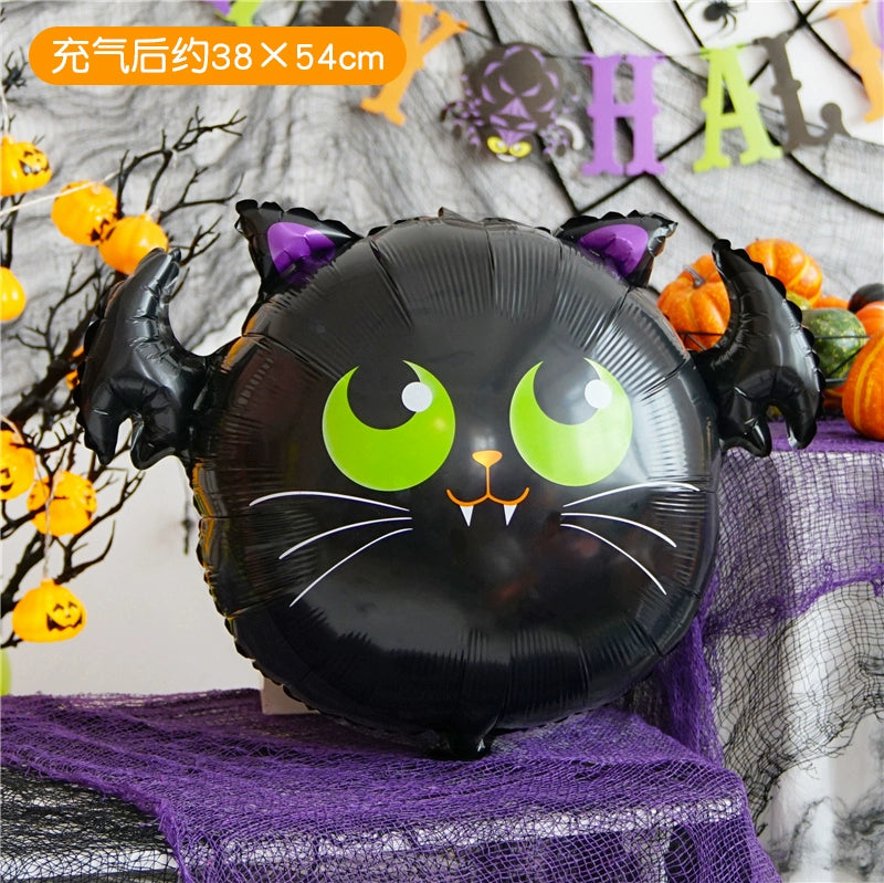 Halloween Hand-Held Aluminum Foil Balloons