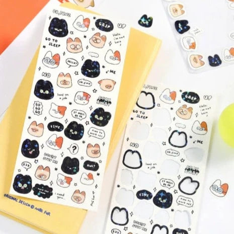 Purrfectly Adorable Cat Sticker Collection