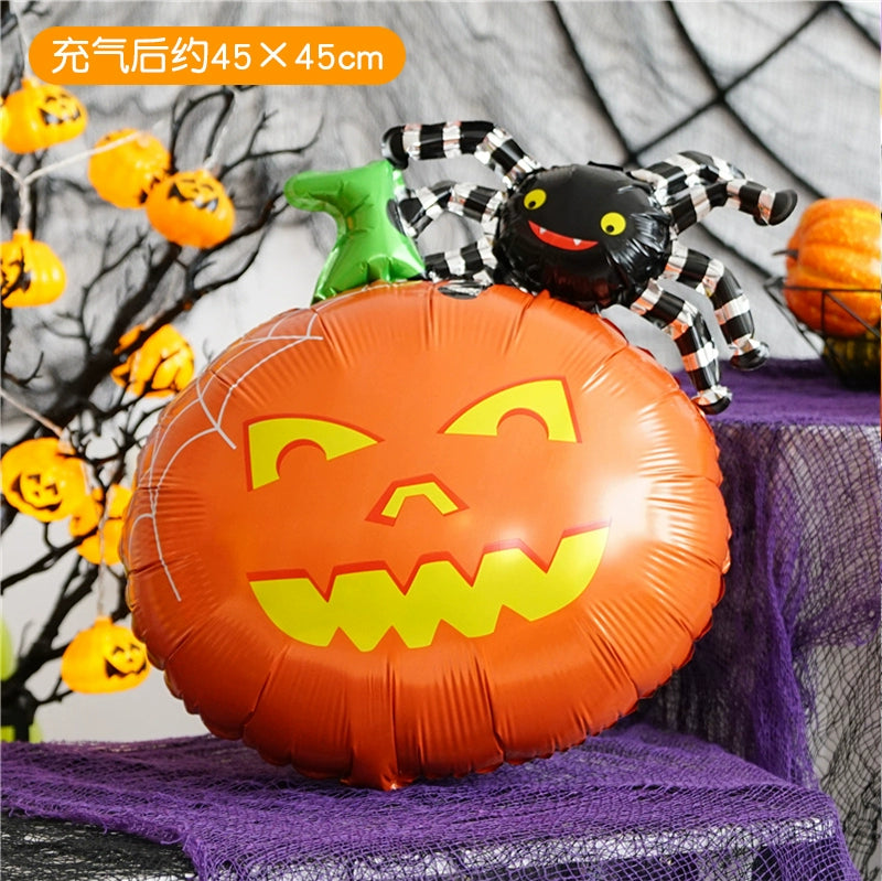 Halloween Hand-Held Aluminum Foil Balloons