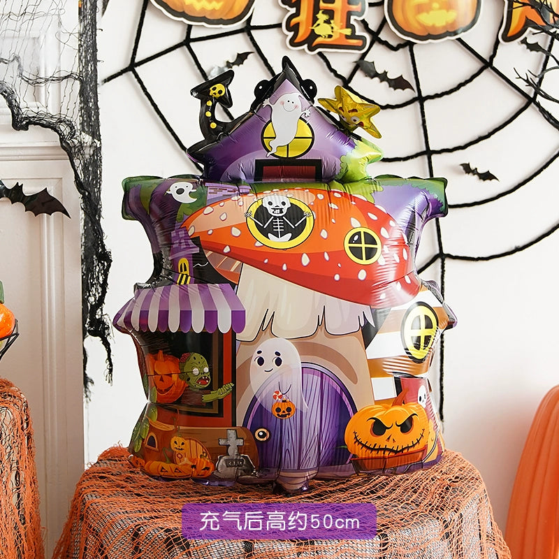 Halloween Hand-Held Aluminum Foil Balloons