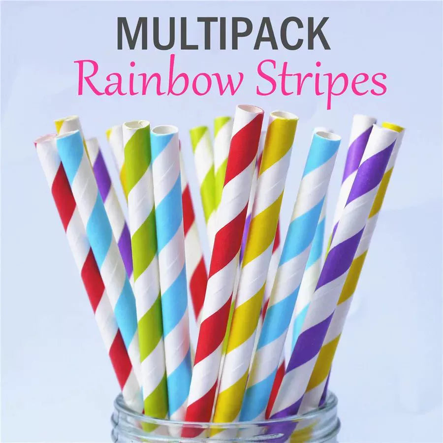 Eco-Chic Vintage Inspired Paper Straws - Romantic & Biodegradable