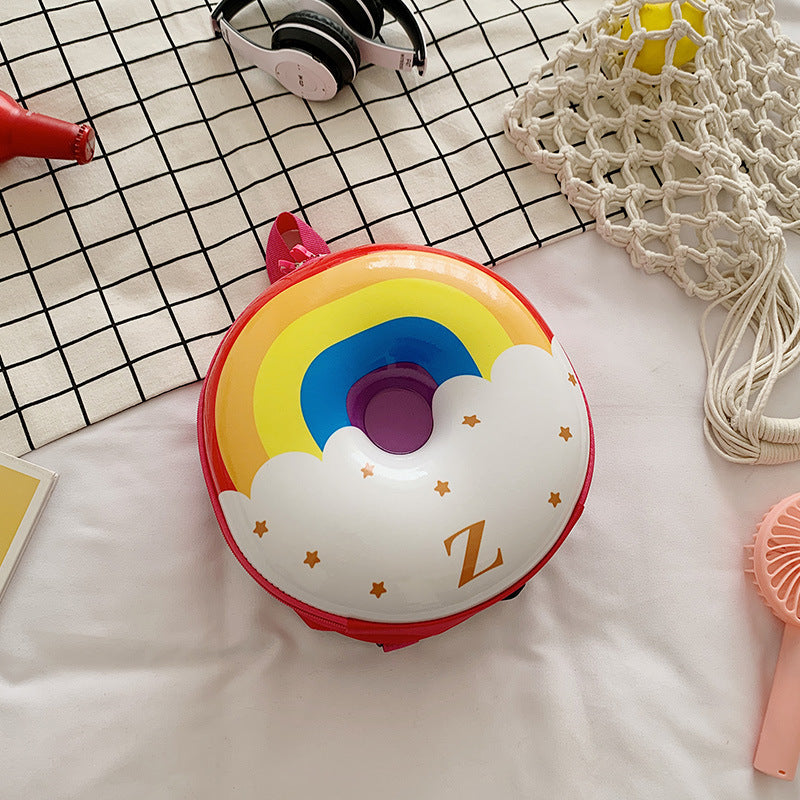 Donut Eggshell Bag - Cartoon Kids Backpack for Kindergarten
