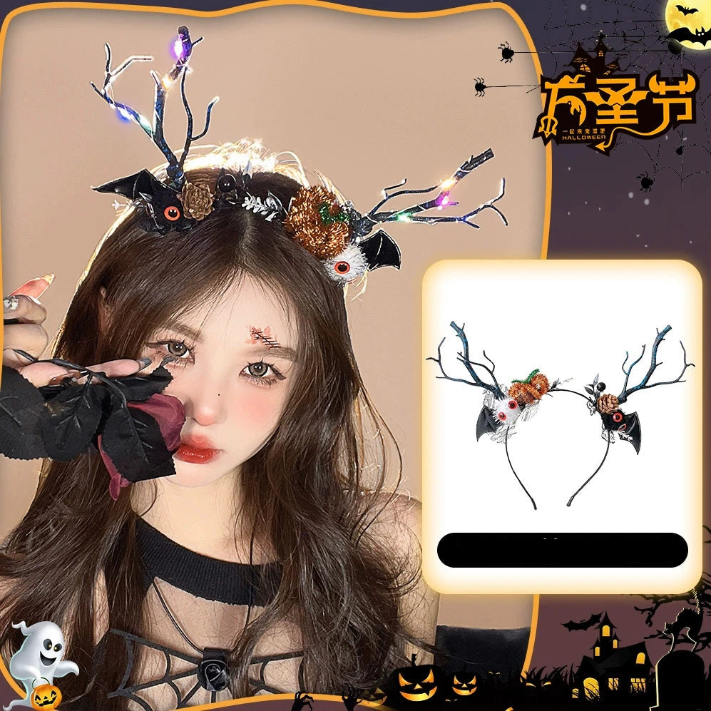 Black Bat Wings Headband