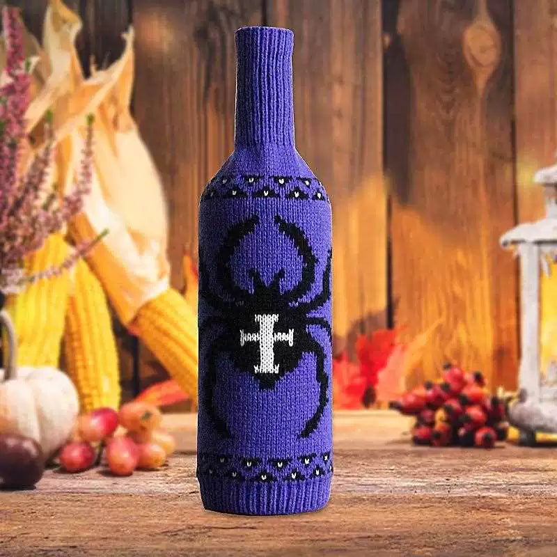 Halloween Skull & Pumpkin Bottle Set