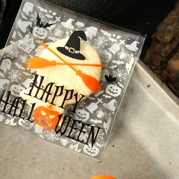 Halloween Self-Adhesive Baking Packaging Bags