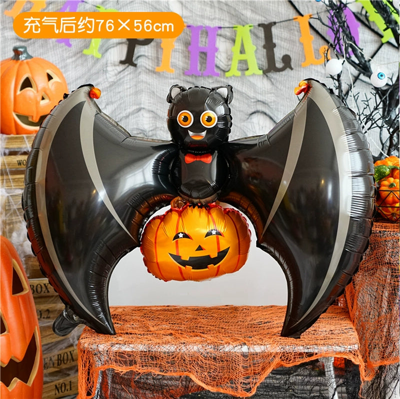 Halloween Hand-Held Aluminum Foil Balloons