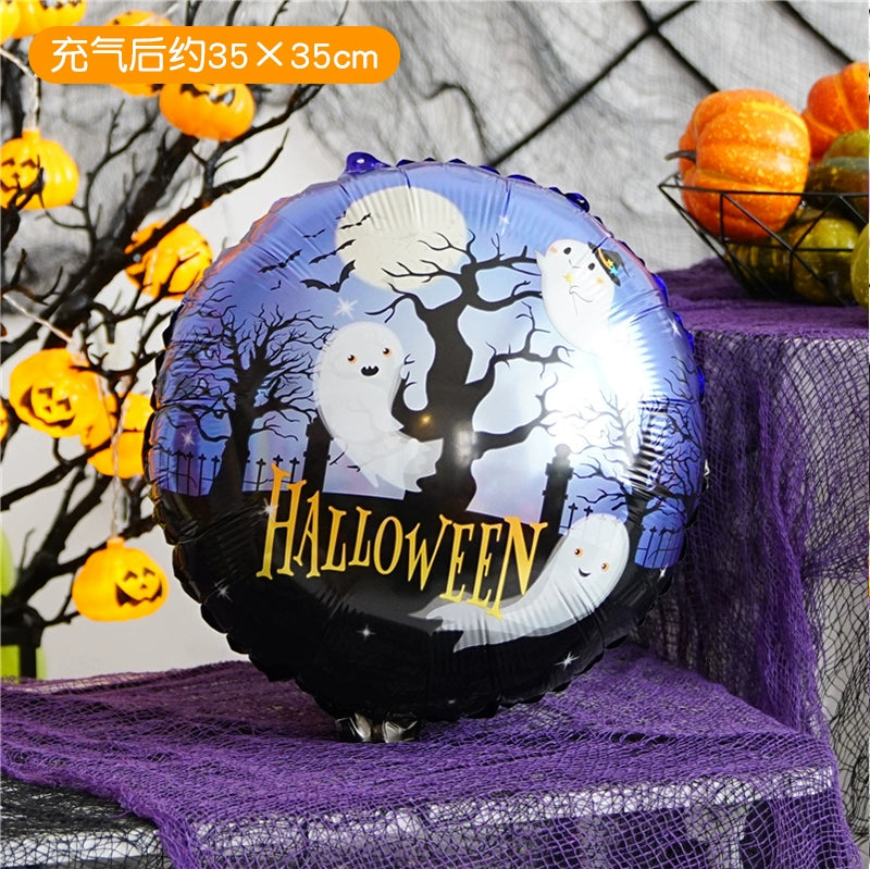 Halloween Hand-Held Aluminum Foil Balloons