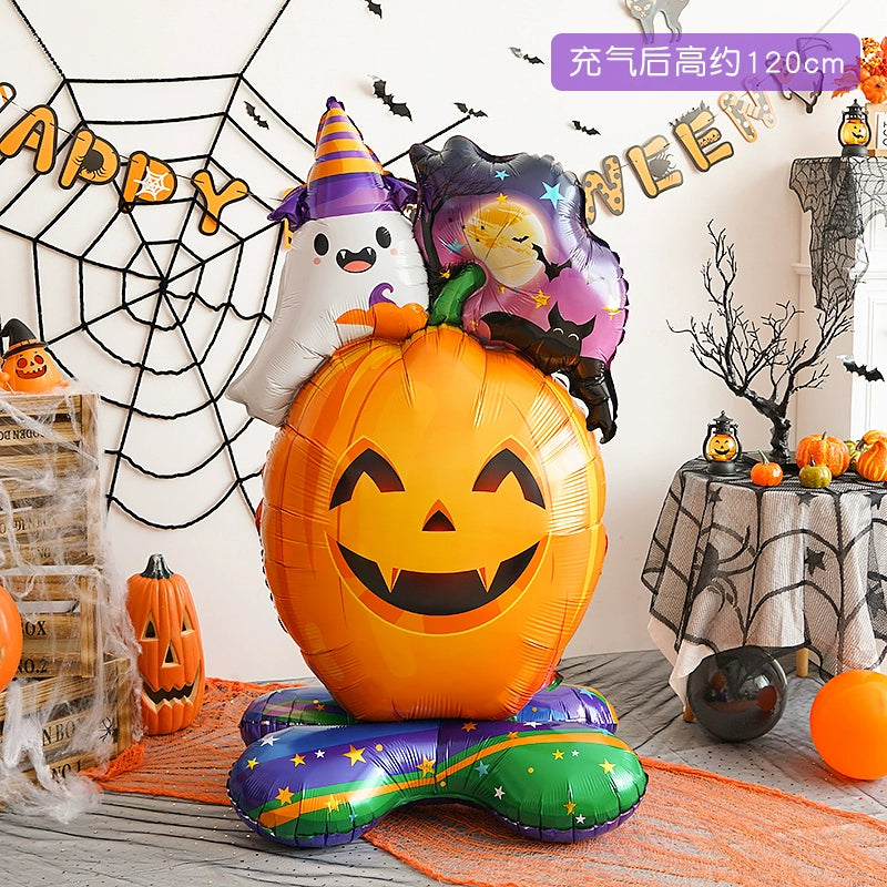 Halloween Hand-Held Aluminum Foil Balloons