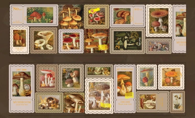 Vintage Stamp Sticker Atelier - Elevate Your Creative Expression with Timeless Botanical Charm