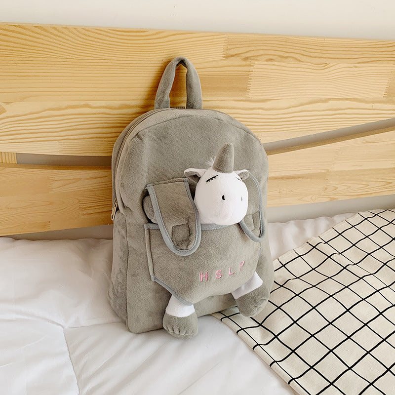 Donut Eggshell Bag - Cartoon Kids Backpack for Kindergarten