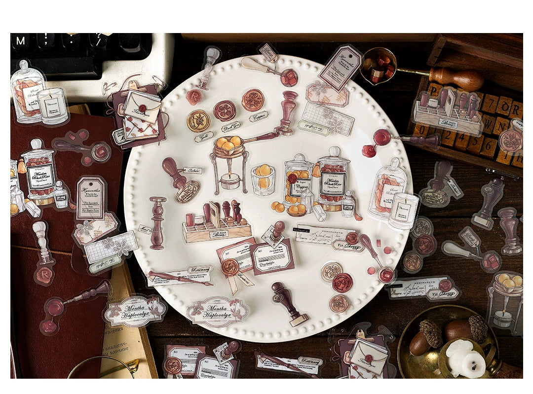 【Full set of 4 packs】 Nostalgic Life Story Sticker Set - Capture the Essence of Your Journey with Timeless Charm
