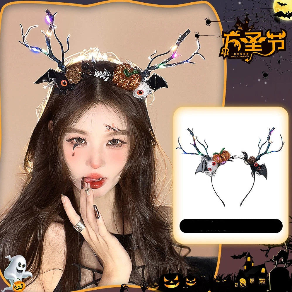 Black Bat Wings Headband