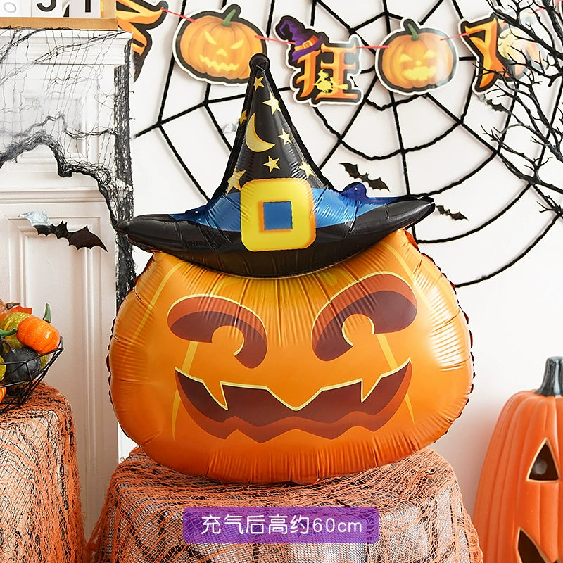 Halloween Hand-Held Aluminum Foil Balloons
