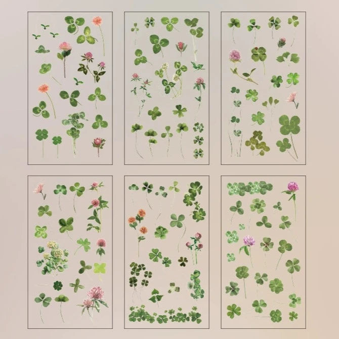 Small Fresh Nature - Enchanting Vintage Floral Stickers for Captivating DIY Projects