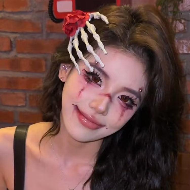 Funny Skull Hairpin Headwear