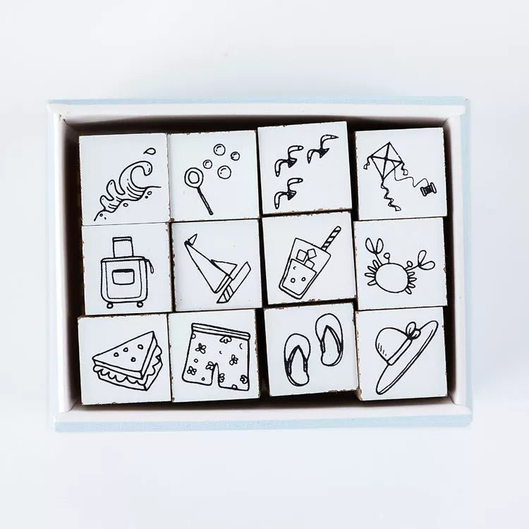 Sugar Poem- Cute Animal Vending Machine Wooden Seal Set