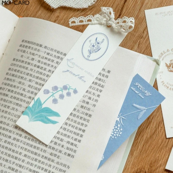 Vintage Charm' - 3D Relief Bookmark Card Collection