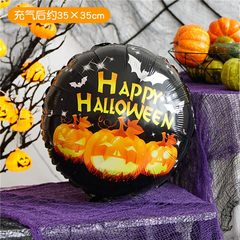 Halloween Hand-Held Aluminum Foil Balloons