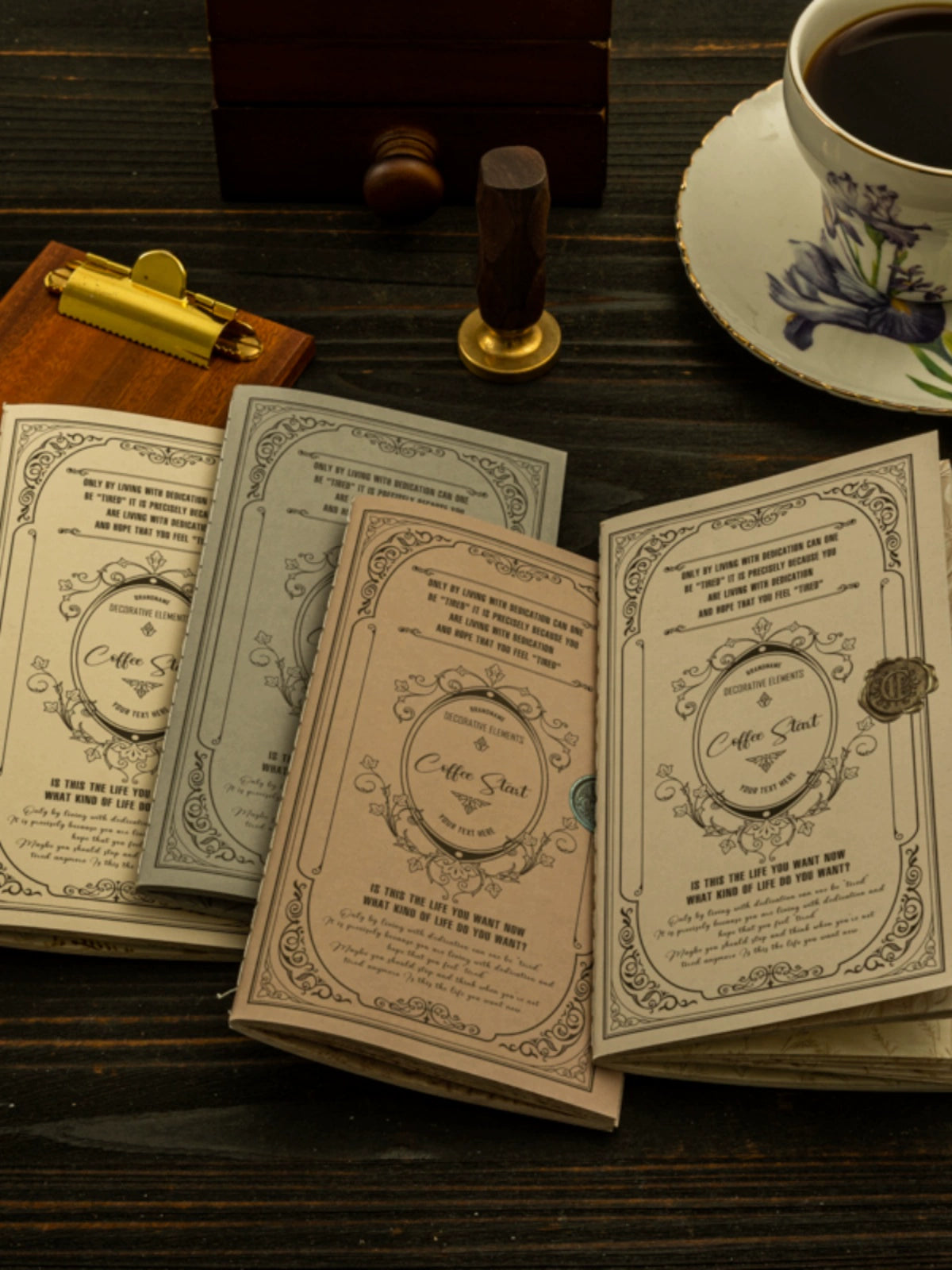 Vintage Embossed Collage Paper - Elevate Your Creations with Timeless Allure