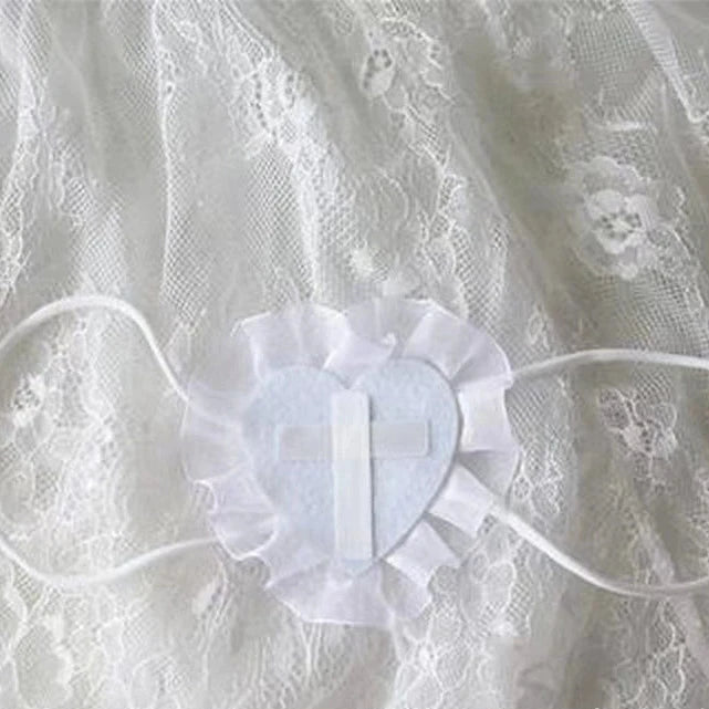 Gothic Lace Cross Eye Patch