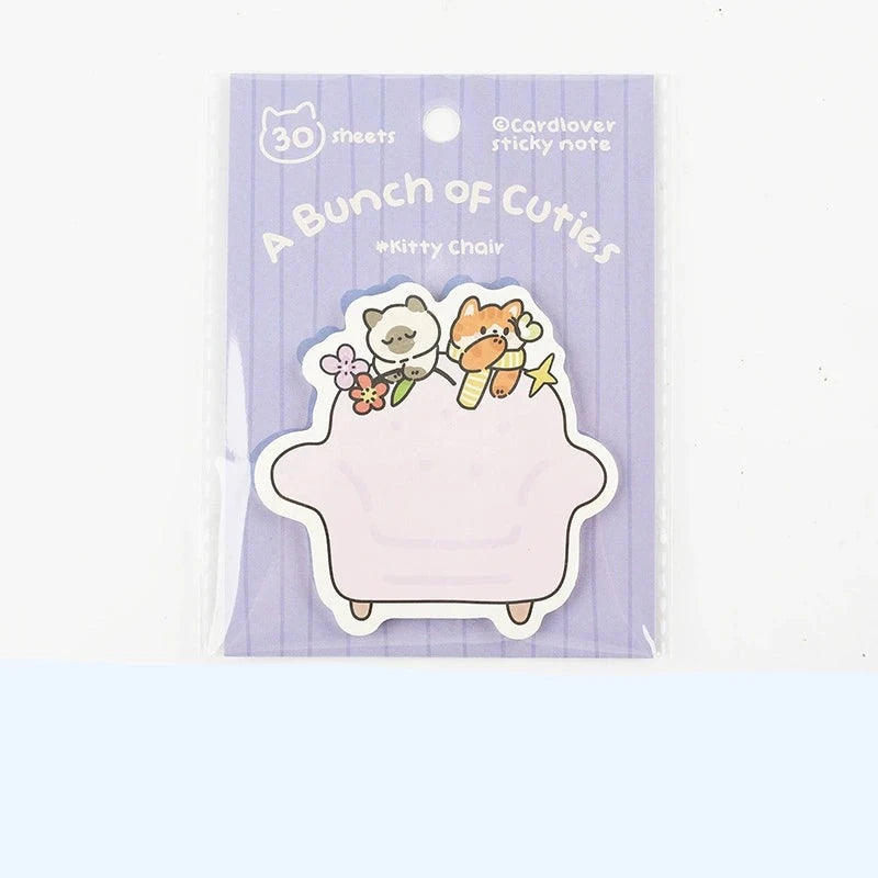 Adorable Sticky Notes Collection | Cute and Collectible Memo Pads for Daily Use