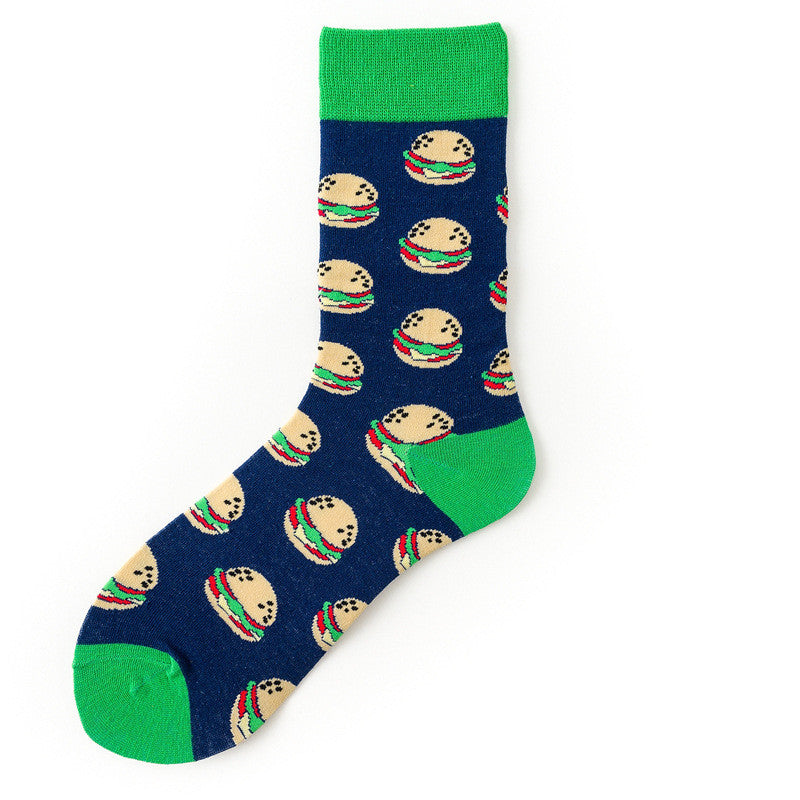 Vintage Canvas Art Socks