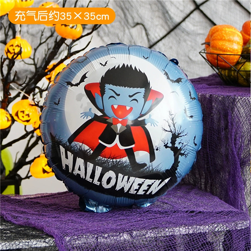 Halloween Hand-Held Aluminum Foil Balloons