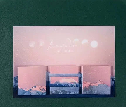 Creative Celestial Observation Series - Earth and Moon Post-it Notes Set