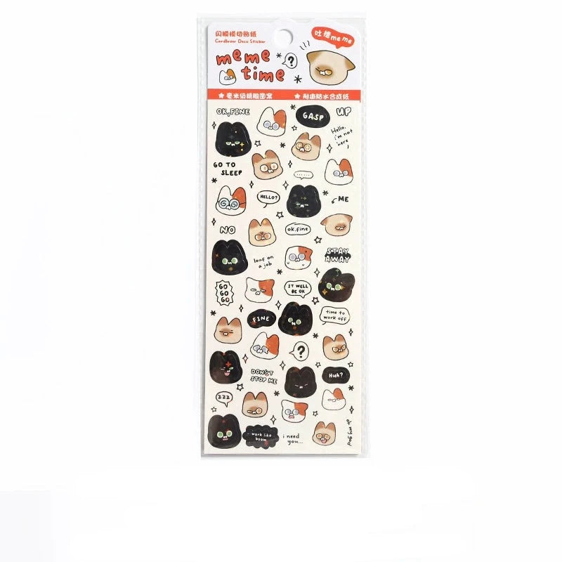 Purrfectly Adorable Cat Sticker Collection