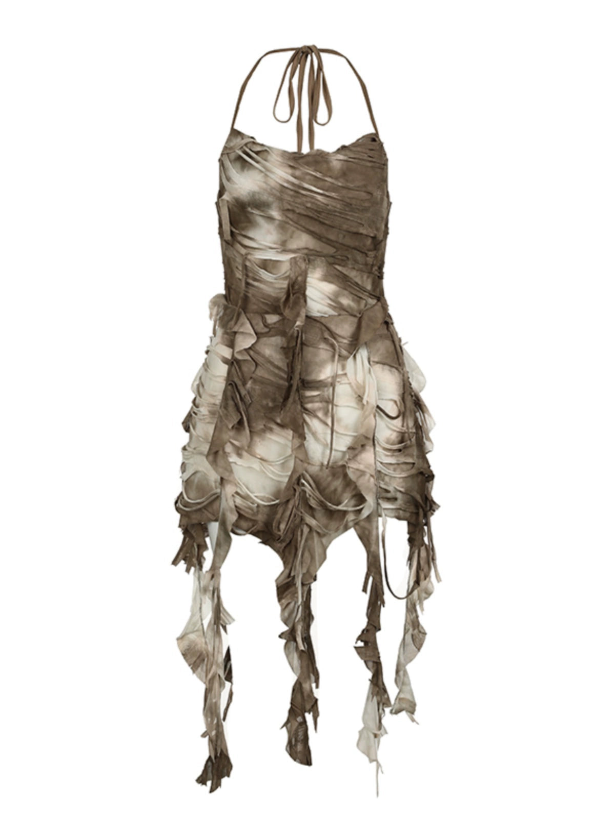 Dunes Wasteland Hooded Sleeveless Dress