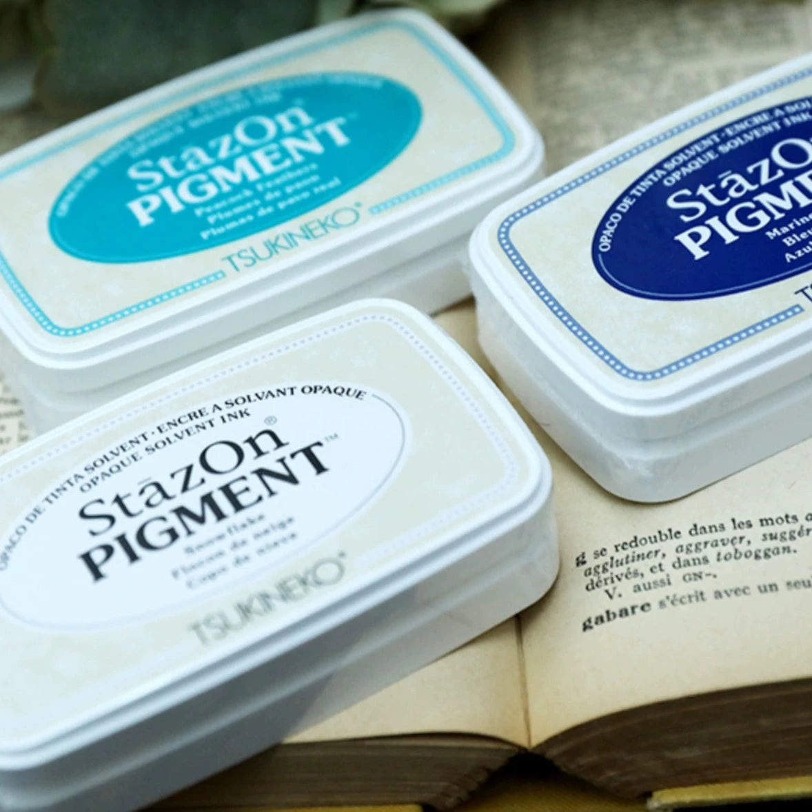 Pigment Rubber Stamp