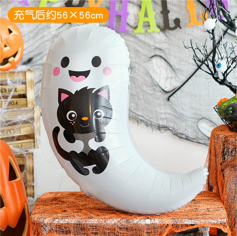 Halloween Hand-Held Aluminum Foil Balloons