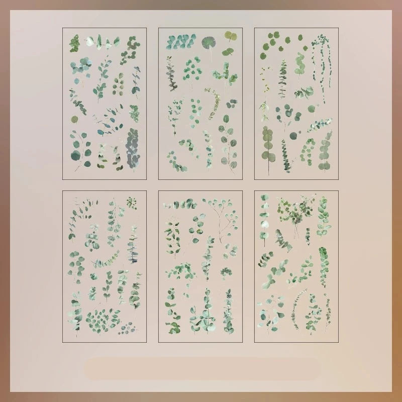 Small Fresh Nature - Enchanting Vintage Floral Stickers for Captivating DIY Projects