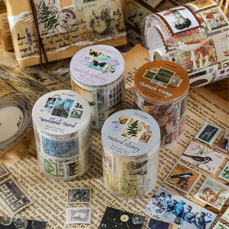 Vintage Stamp Sticker Atelier - Elevate Your Creative Expression with Timeless Botanical Charm