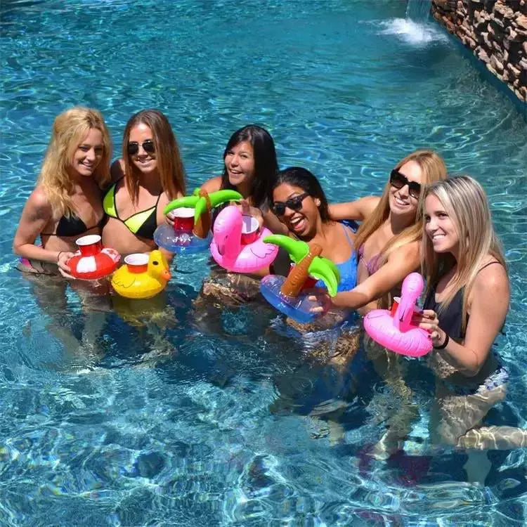 Inflatable Coaster & Water Tray - Fun Pool Party Supplies