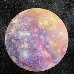 Creative Celestial Observation Series - Earth and Moon Post-it Notes Set