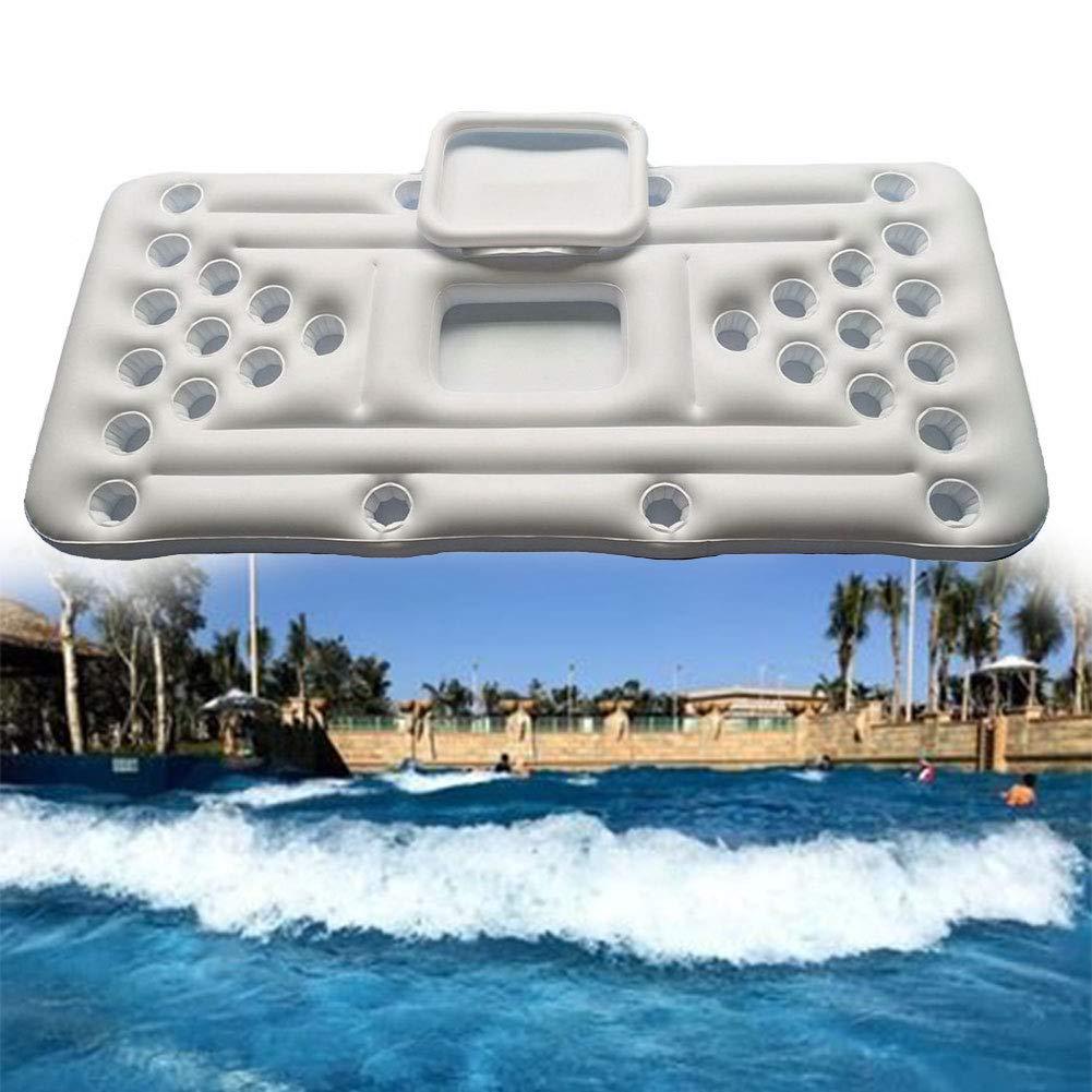 Popular PVC Inflatable 28-Cup Hole Floating Beer Pong Game Table