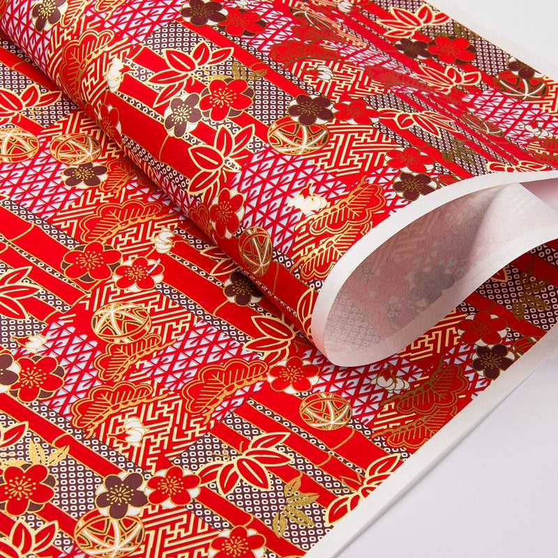 Poetic Elegance of the East: Korean Traditional Wrapping Paper Set