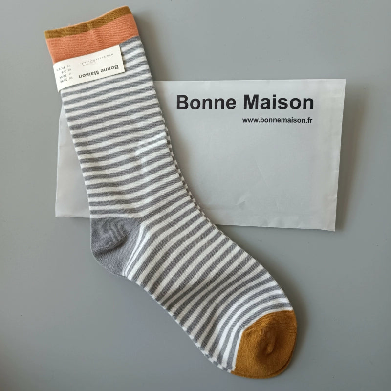 Artistic French Tide Oil Painting Socks fun art literary oil painting