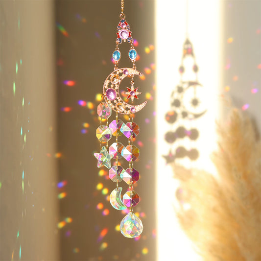 Dazzling Crystal Dreamcatcher  Sunshine Catcher & Rainbow Ornament