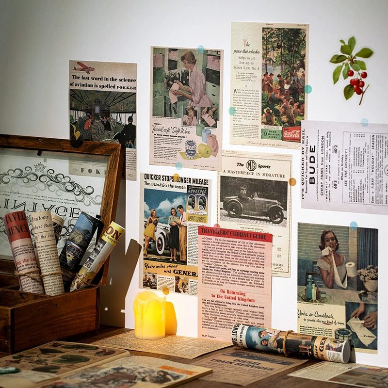 Time Travel Series- Vintage-Inspired Creative Collage Kit for Enchanting Journeys