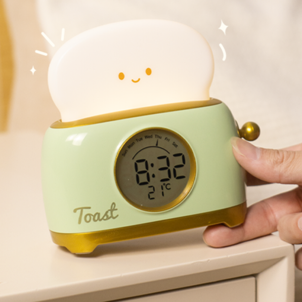 Multifunctional Bread Maker Night Light Alarm Clock