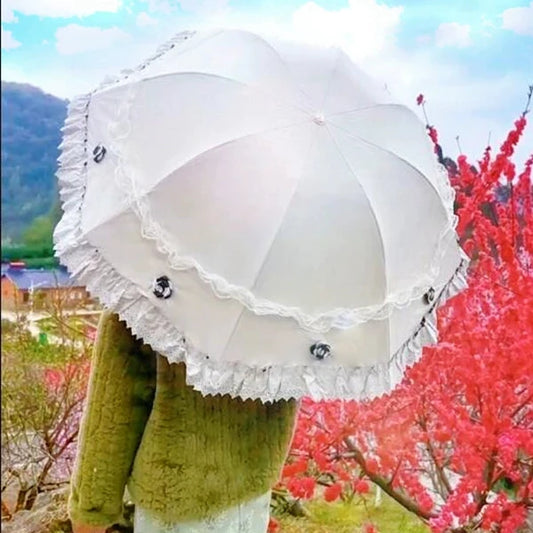 Lace Princess Dual-Use Folding Umbrella