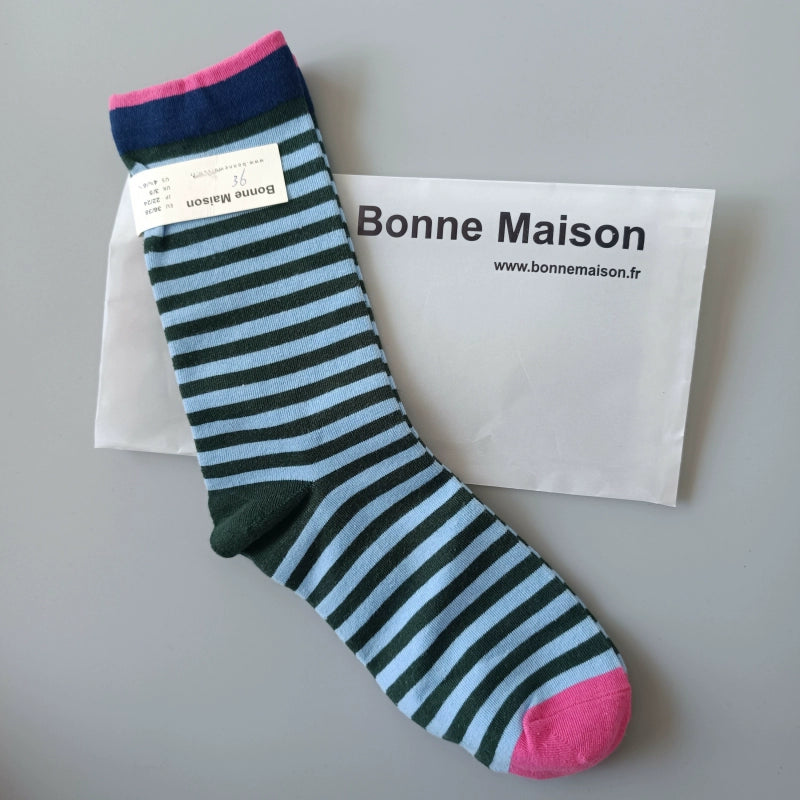 Artistic French Tide Oil Painting Socks fun art literary oil painting