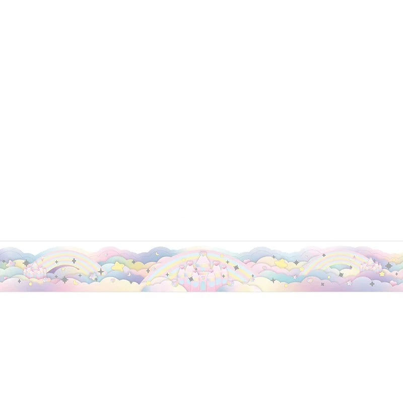 Dream Pastel Alien Washi Tape - Whimsical DIY Stationery Supplies